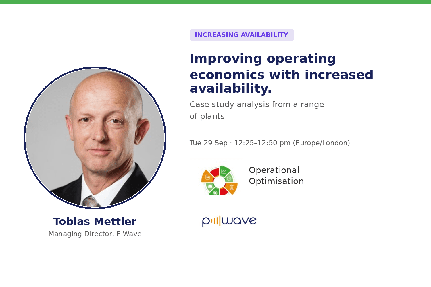Operational Optimisation 2026 - Birmingham
